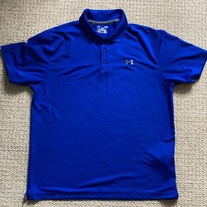 Blue Under Armor polo